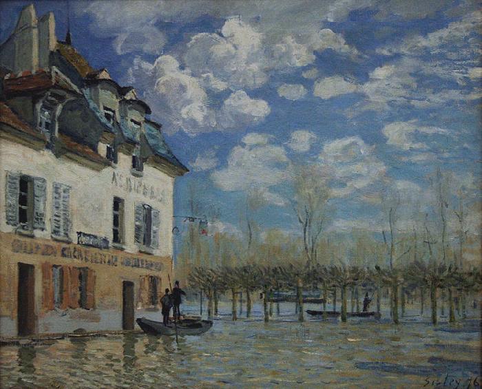 Alfred Sisley Painting of Alfred Sisley in the Orsay Museum Germany oil painting art